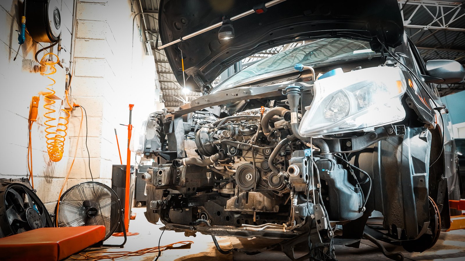 Complex front-end engine repair